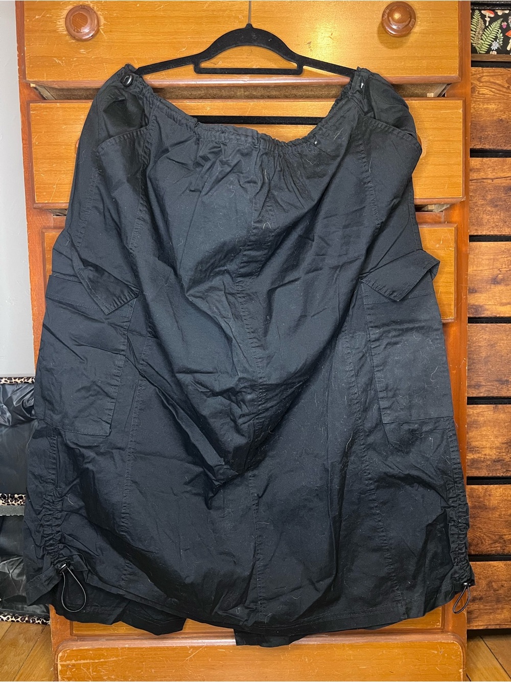 Rue21 Black Midi Cargo Skirt